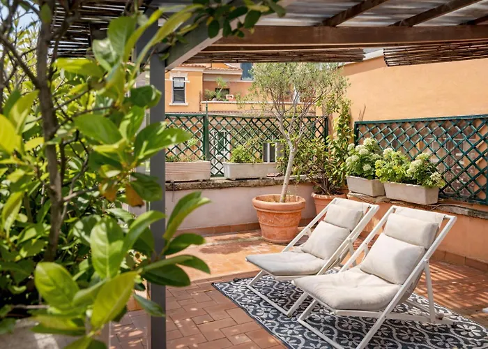 The Trastevere Rooftop Suite Skyline By Rhr רומא